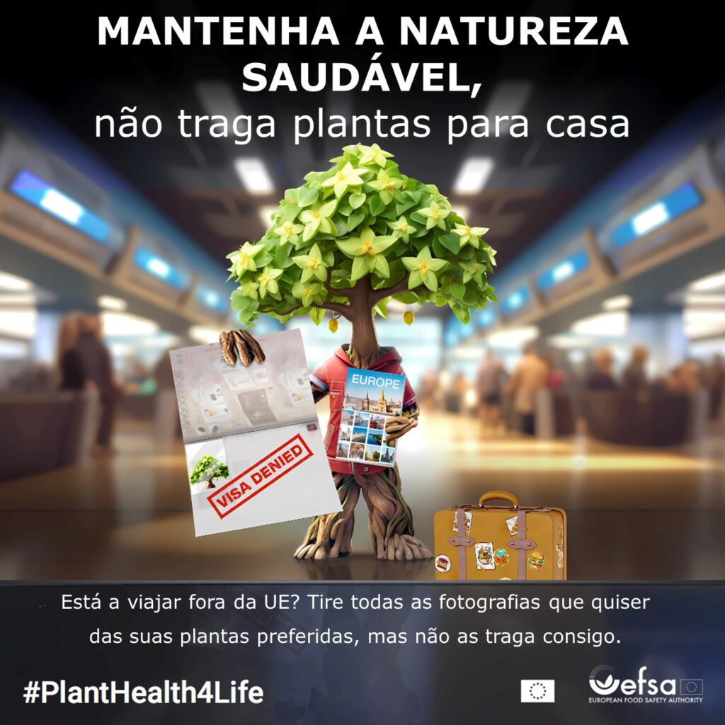 Campanha PlantHealth4Life - «Mantenha a natureza saudável, não traga plantas para casa»